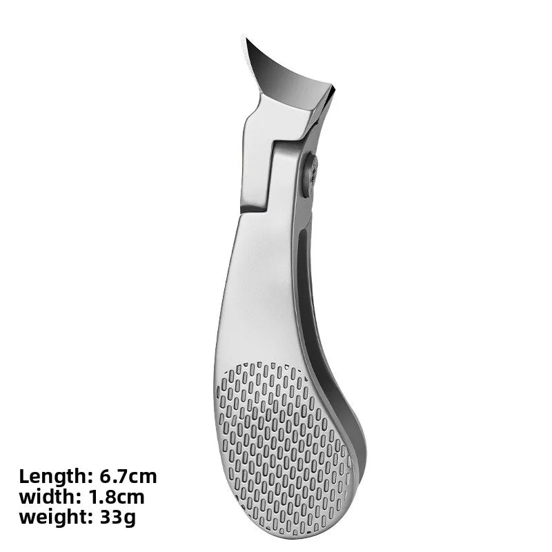 Penguin Nail Clipper – Wide Jaw Stainless Steel Toenail Cutter Nail Clipper Axl silver Penguin Nail
