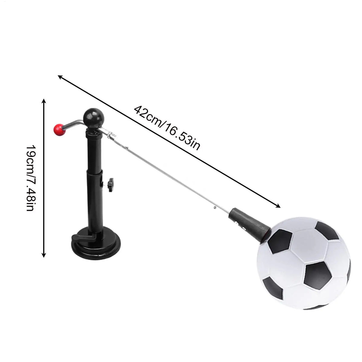 Portable Soccer Trainer – 360° Solo Kicking Practice Aid Soccer Training Aid Axl