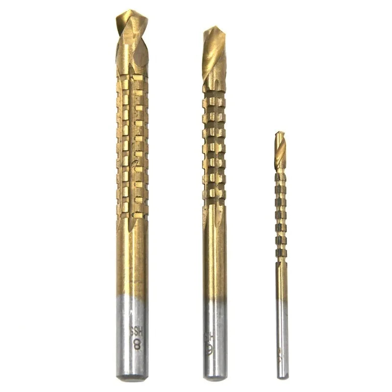 6-Piece Step Drill Bit Set – 4-12 to 4-32mm Wood Hole Saw Kit Step Drill Bit Set Axl