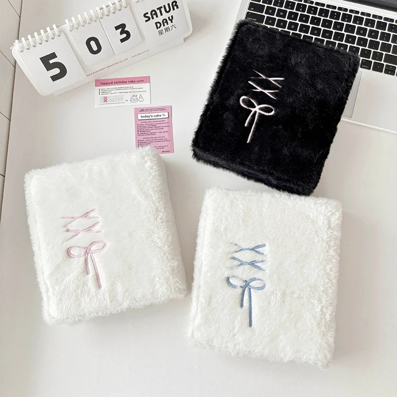 A6 Plush Ballet Bowknot Photocard Binder Album – Kpop Holder Photocard Binder Album Axl