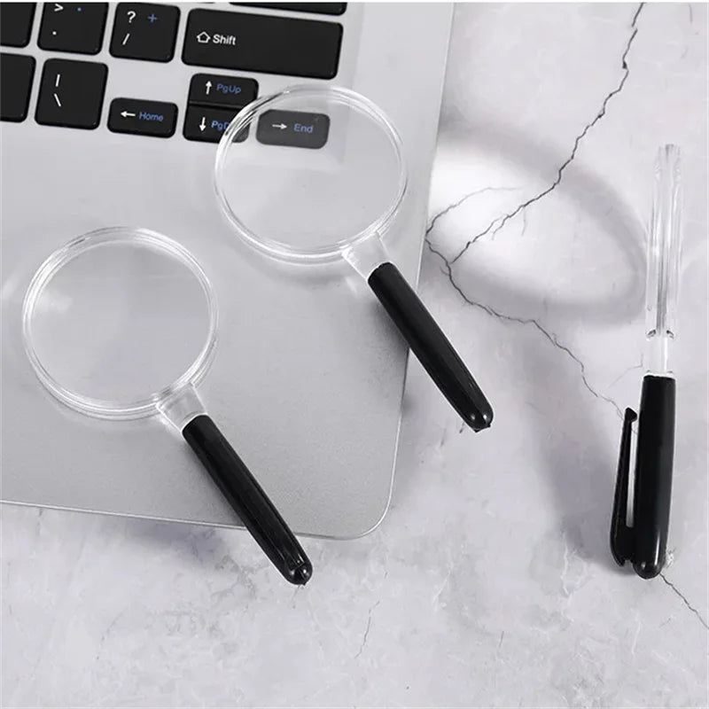 50mm Kids Handheld Magnifying Glass – HD Acrylic Lens Kids Magnifying Glass Axl