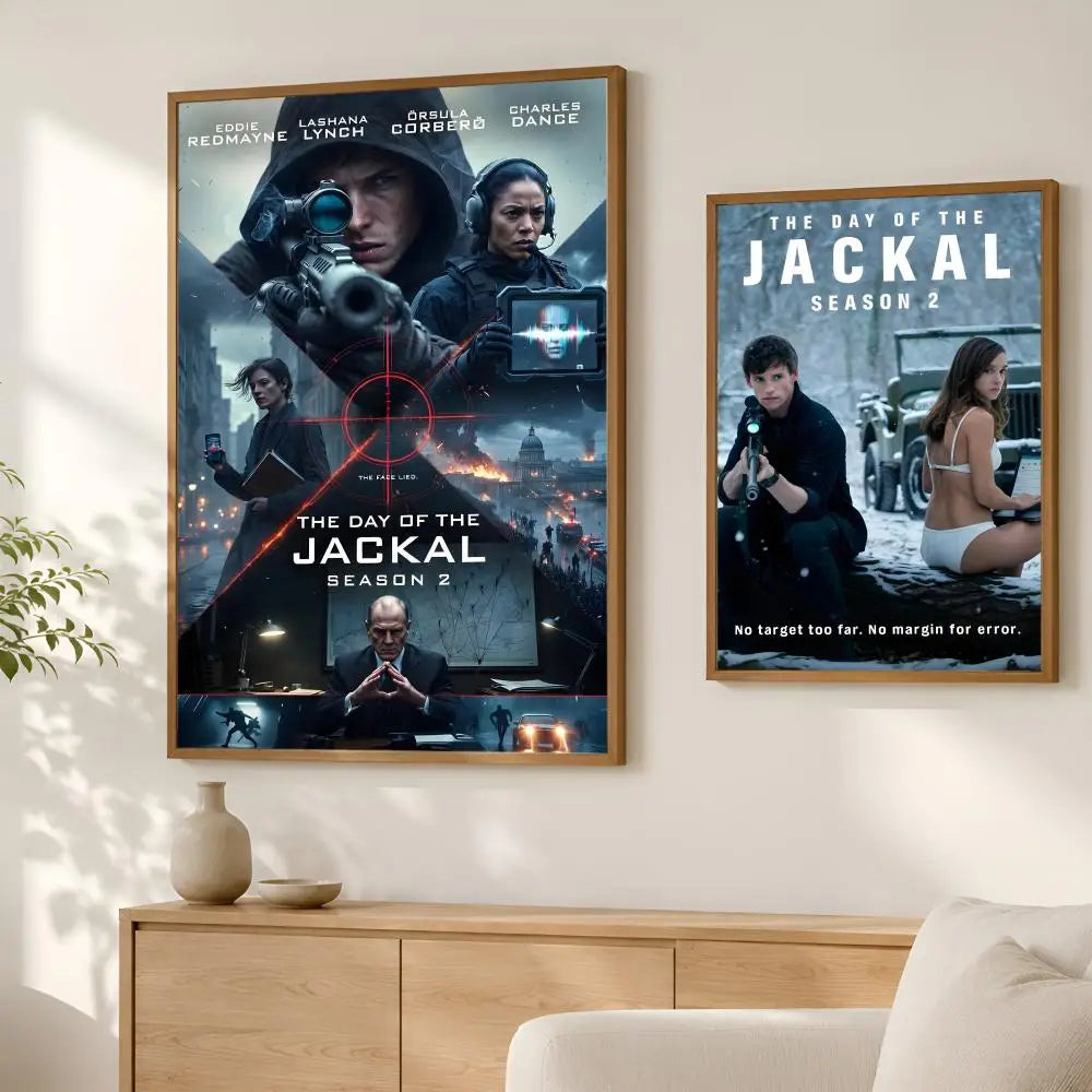 Day of the Jackal TV Poster – Self-Stick HD Waterproof Wall Art Wall Art Poster Axl