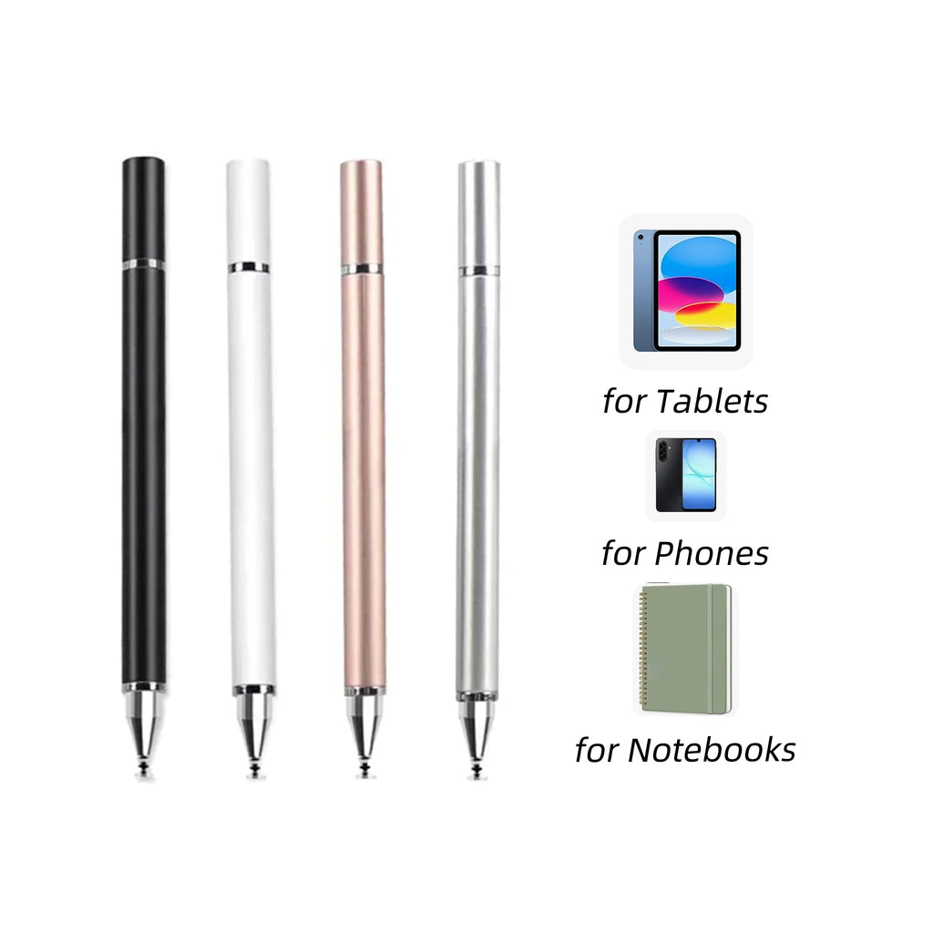 2-in-1 Stylus Ballpoint Pen – Disc Tip for Any Touchscreen Stylus Pen Axl