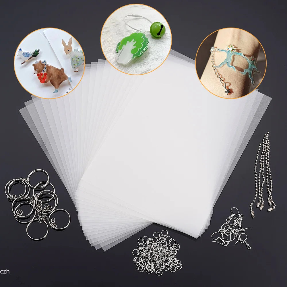 Heat Shrink Plastic Sheets – DIY Shrinky Art Film Craft Kit Shrink Art Craft Kit Axl