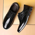 Men's Business Leather Loafers – Breathable Dress Shoes Men's Dress Loafers Axl Black 39