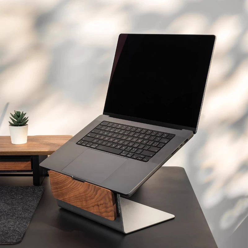Wooden Laptop Stand & Desktop Storage Rack Organizer Desktop Storage Rack Axl