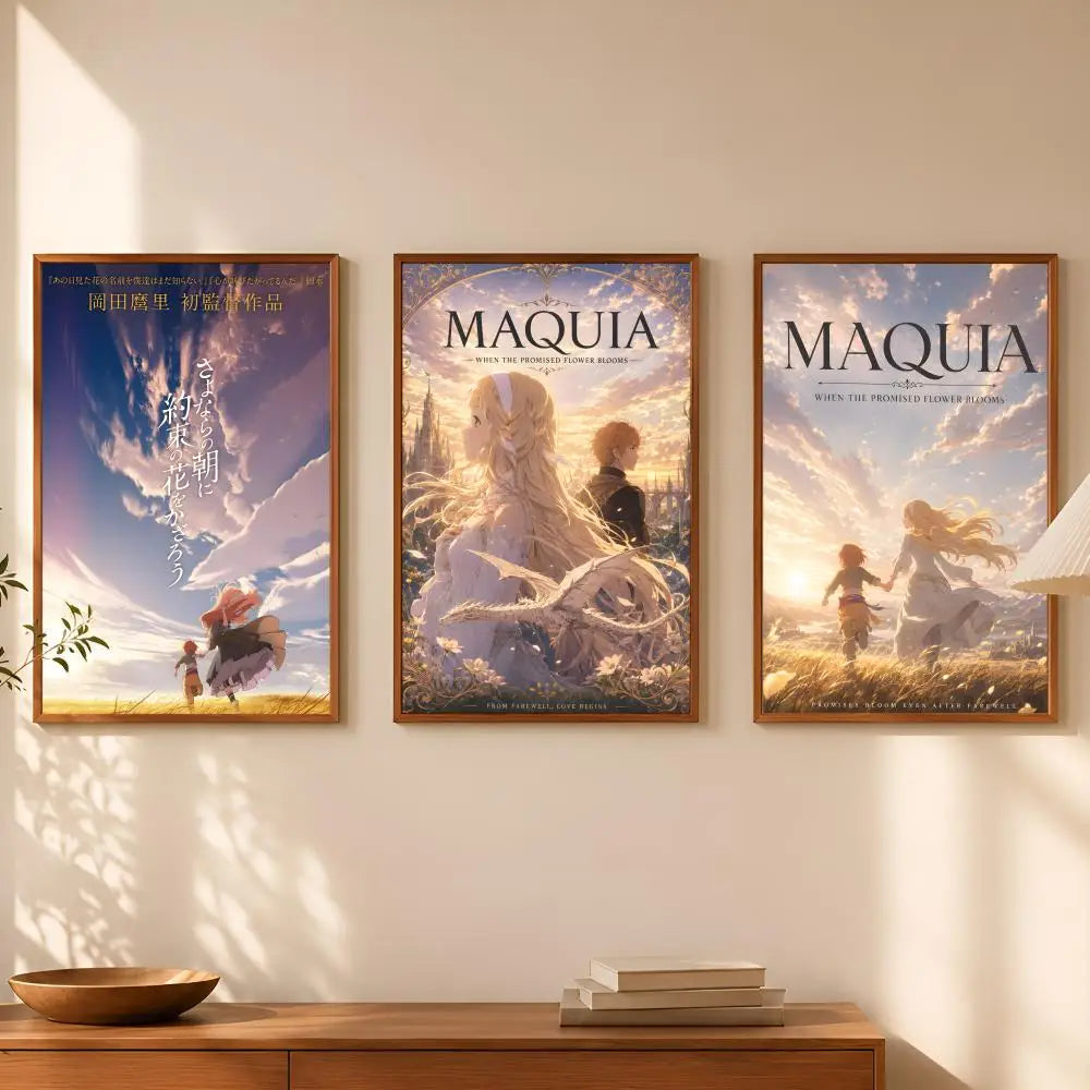 MAQUIA When the Promised Flower Blooms HD PVC Wall Poster Wall Art Poster Axl