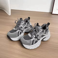 Women's Chunky Sneakers – Breathable Non-Slip Casual Shoes Chunky Sneakers Axl Gray 38