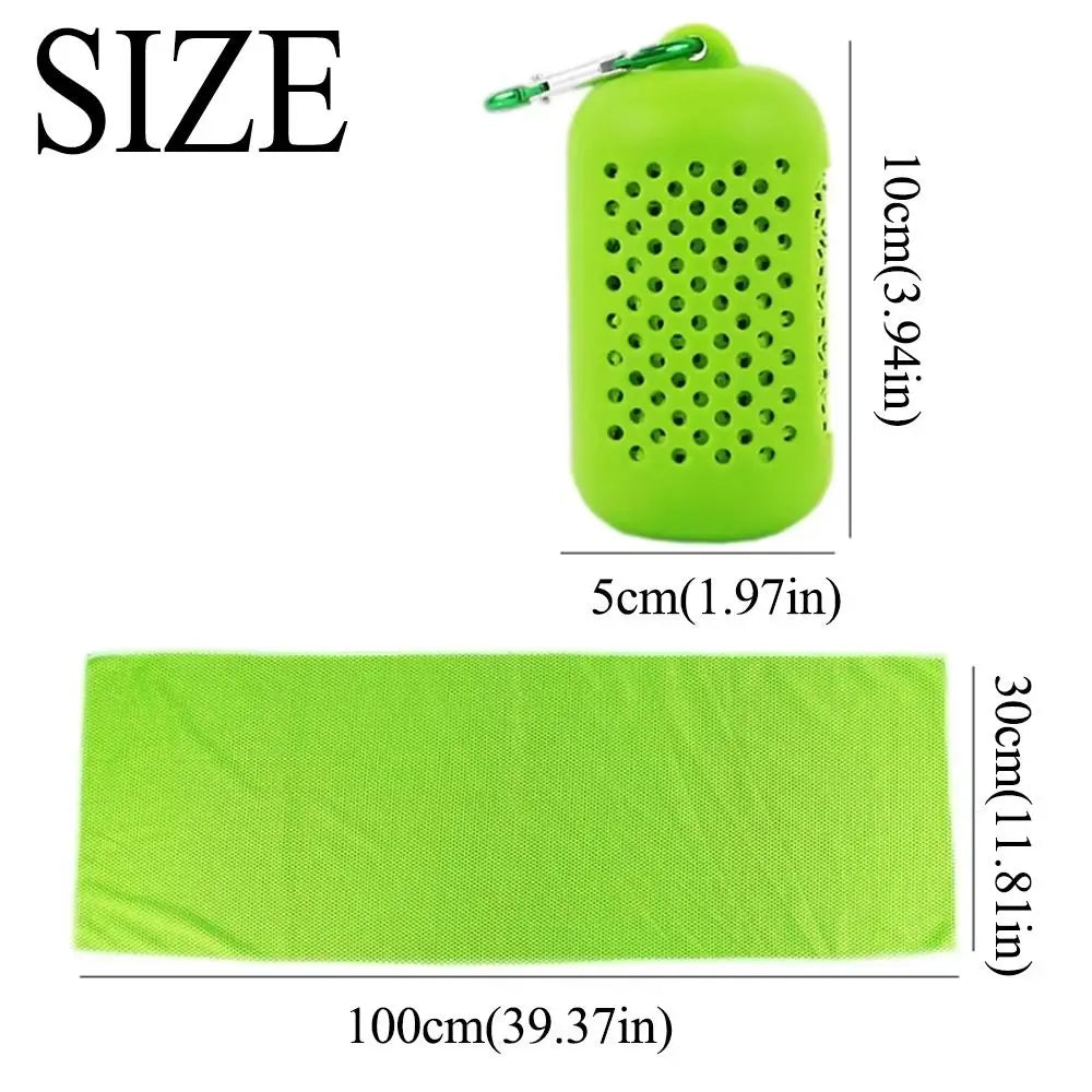 Microfiber Sports Cooling Towel – Quick Dry Gym & Travel Sports Cooling Towel Axl