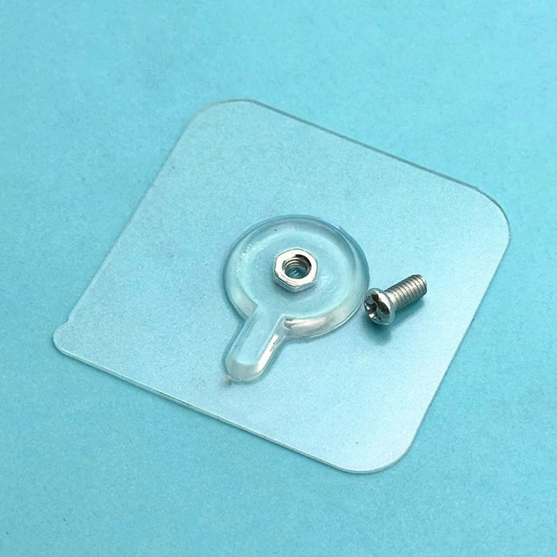 Transparent Self-Adhesive Wall Hook – No-Trace Sticky Hanger Adhesive Wall Hook Axl