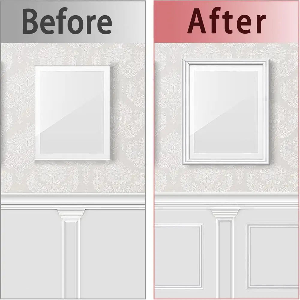 Self-Adhesive Flexible Wall Molding Trim – Peel & Stick Decor Wall Molding Trim Axl