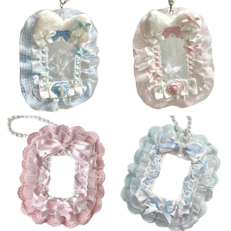 Kawaii Kpop Photocard Holder – Lolita Lace Bow Display Case Photocard Holder Axl