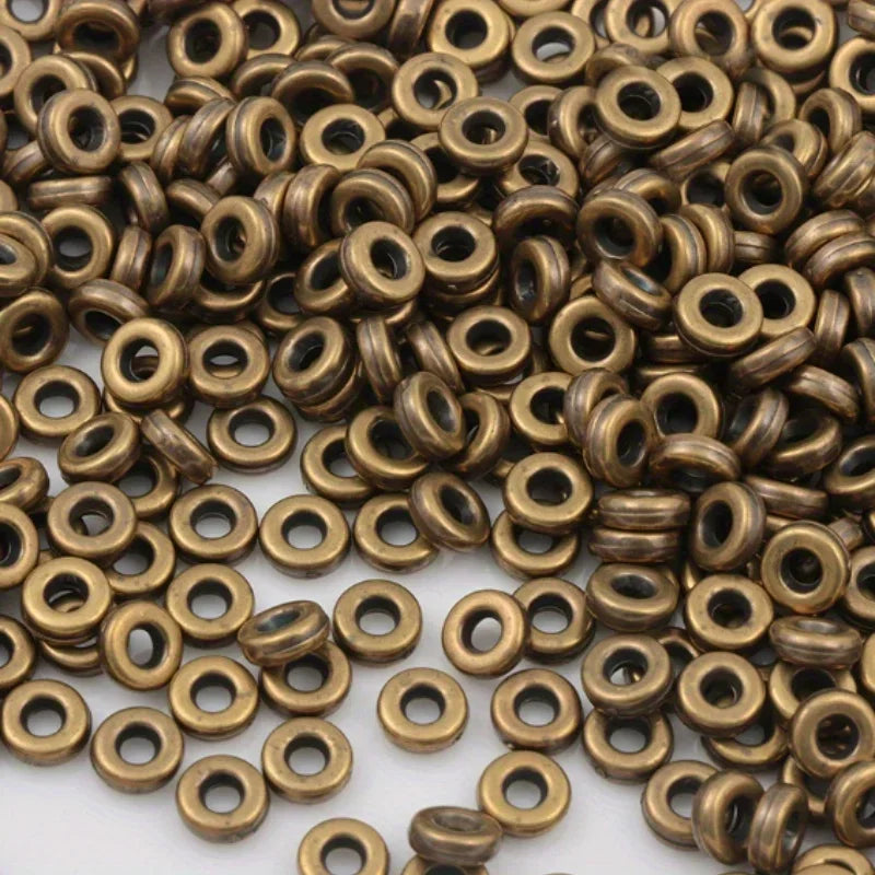 Flat Round Plastic Beads – DIY Bracelets, Necklaces & Earrings Jewelry Making Beads Axl