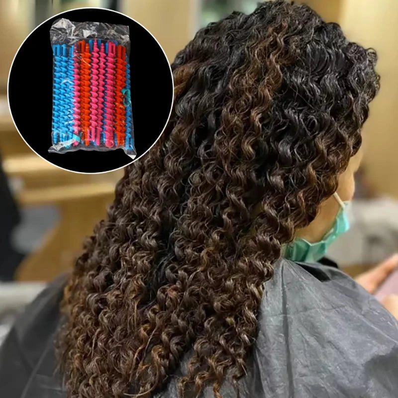 Spiral Perm Rods – Heatless Hair Curlers Set (20–22 Pcs) Hair Perm Rods Axl