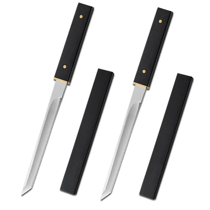 Autumn Leaves Paring Knife Set – 7CR Steel Fruit & Mini Knife Paring Knife Set Axl 2pcs B