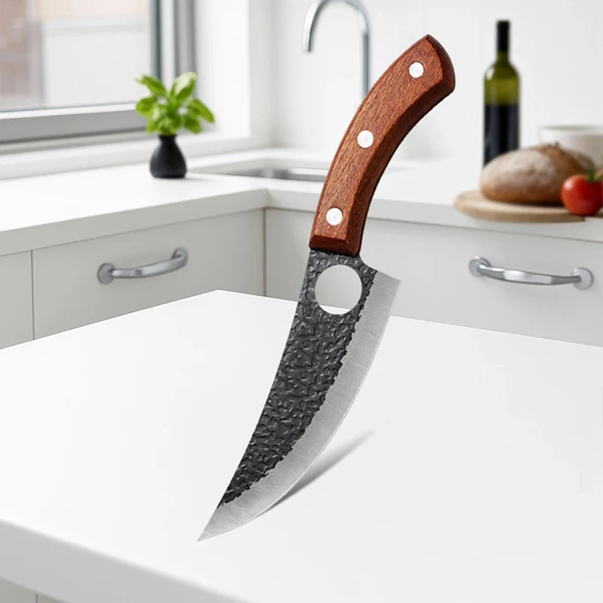 SHENJIU Hand Forged Boning Knife – Full Tang Butcher Knife Boning Knife Axl 1pcs-B