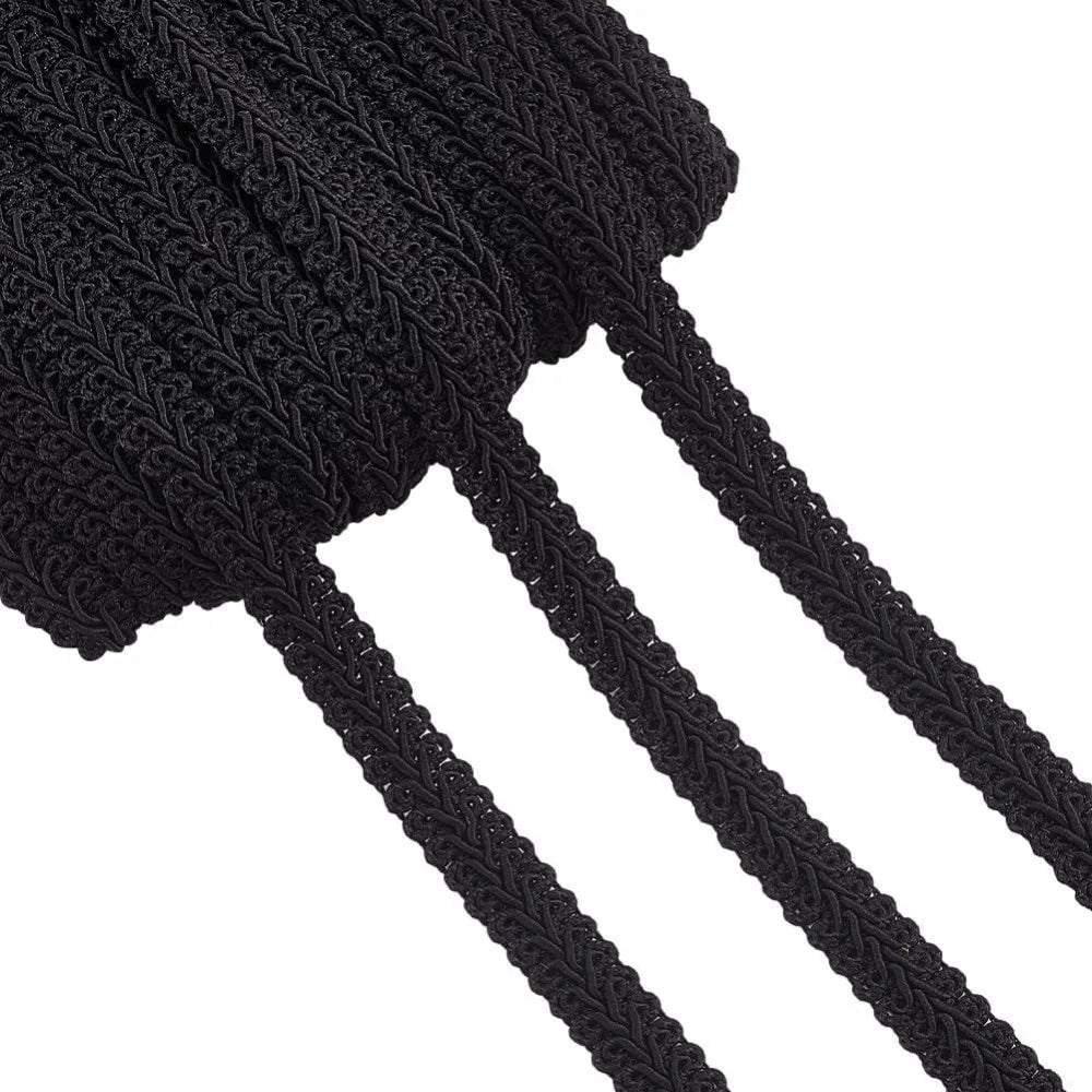 Gimp Braid Trim 25m – ½ Inch Woven Upholstery Sewing Trim Decorative Braid Trim Axl AECH04-18969