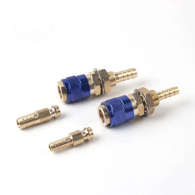 Water Cooled Gas Adapter Quick Connector TIG/MIG Torch M6/M8 Welding Torch Adapter Axl