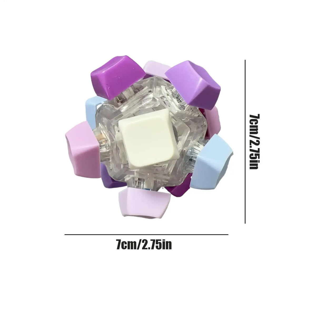 12-Color Light-Up Keyboard Fidget Toy | Clicker Sensory Toy Fidget Clicker Toy Axl