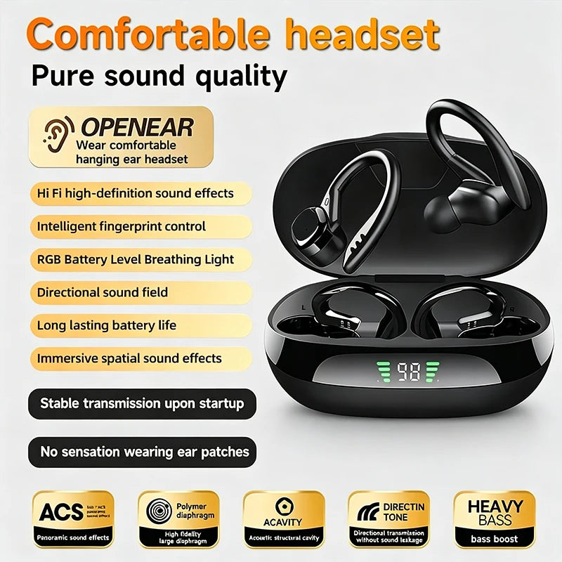 SP16 Wireless Bluetooth Over-Ear Sports Headphones – Deep Bass Bluetooth Headphones Axl