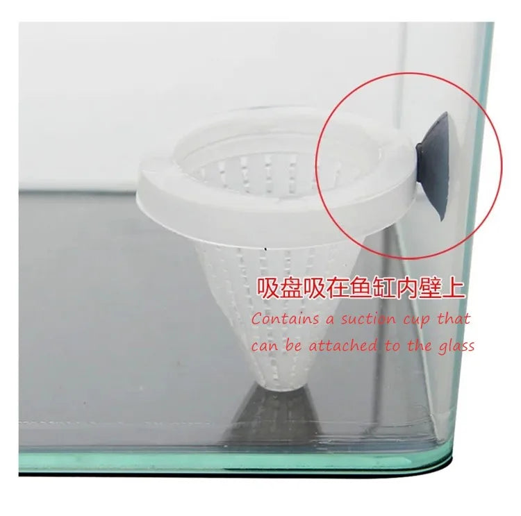 Aquarium Worm Feeder Cone – Floating Fish Food Station Aquarium Fish Feeder Axl