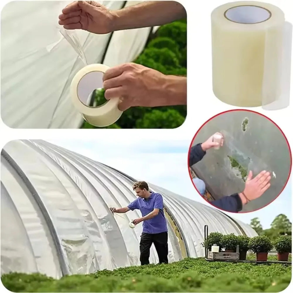 10M PE Greenhouse Film Repair Tape – Waterproof & All-Weather Greenhouse Repair Tape Axl