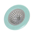 Silicone Sink Strainer – Anti-Clog Hair & Drain Filter Sink Drain Strainer Axl green-1pcs