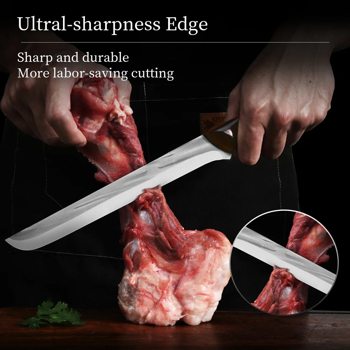 PLYS Stainless Steel Ham & Utility Kitchen Knife – 21cm Utility Kitchen Knife Axl