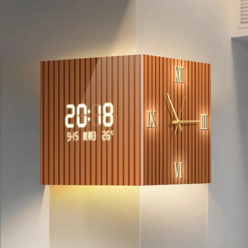 Modern LED Digital Wall Clock – Large Acrylic Calendar Clock LED Digital Wall Clock Axl
