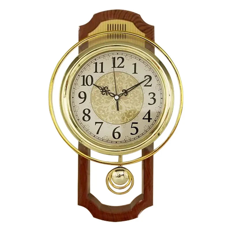 Vintage Pendulum Swing Wall Clock | Shabby Chic Quartz Decor Pendulum Wall Clock Axl Style 5 14 inch