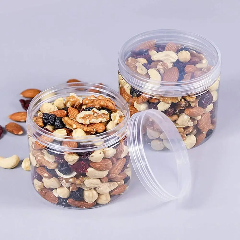 Clear Airtight Food Storage Jar – PET Plastic Sealed Container Food Storage Jar Axl