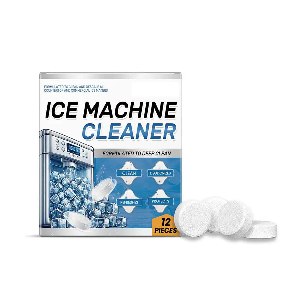 Ice Machine Cleaner Descaler Tablets – Deodorizing 12 Pack Appliance Cleaner Tablets Axl 1pc