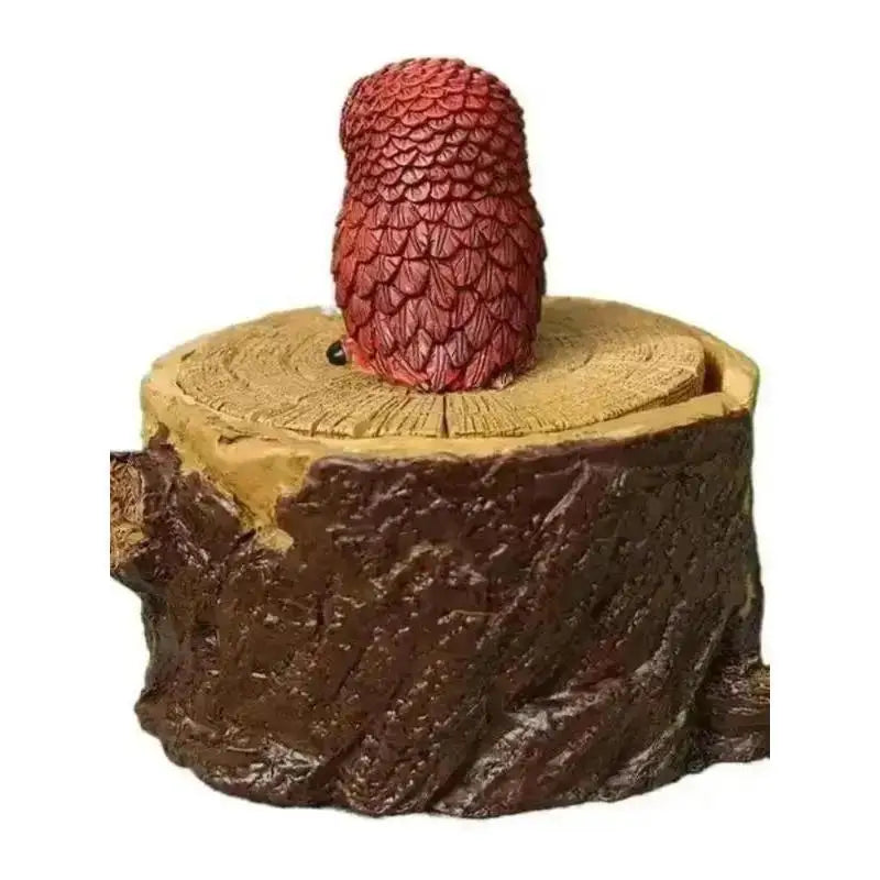 Resin Ashtray with Lid – Animal Statue Cigar Ash Holder Decor Decorative Ashtray Axl