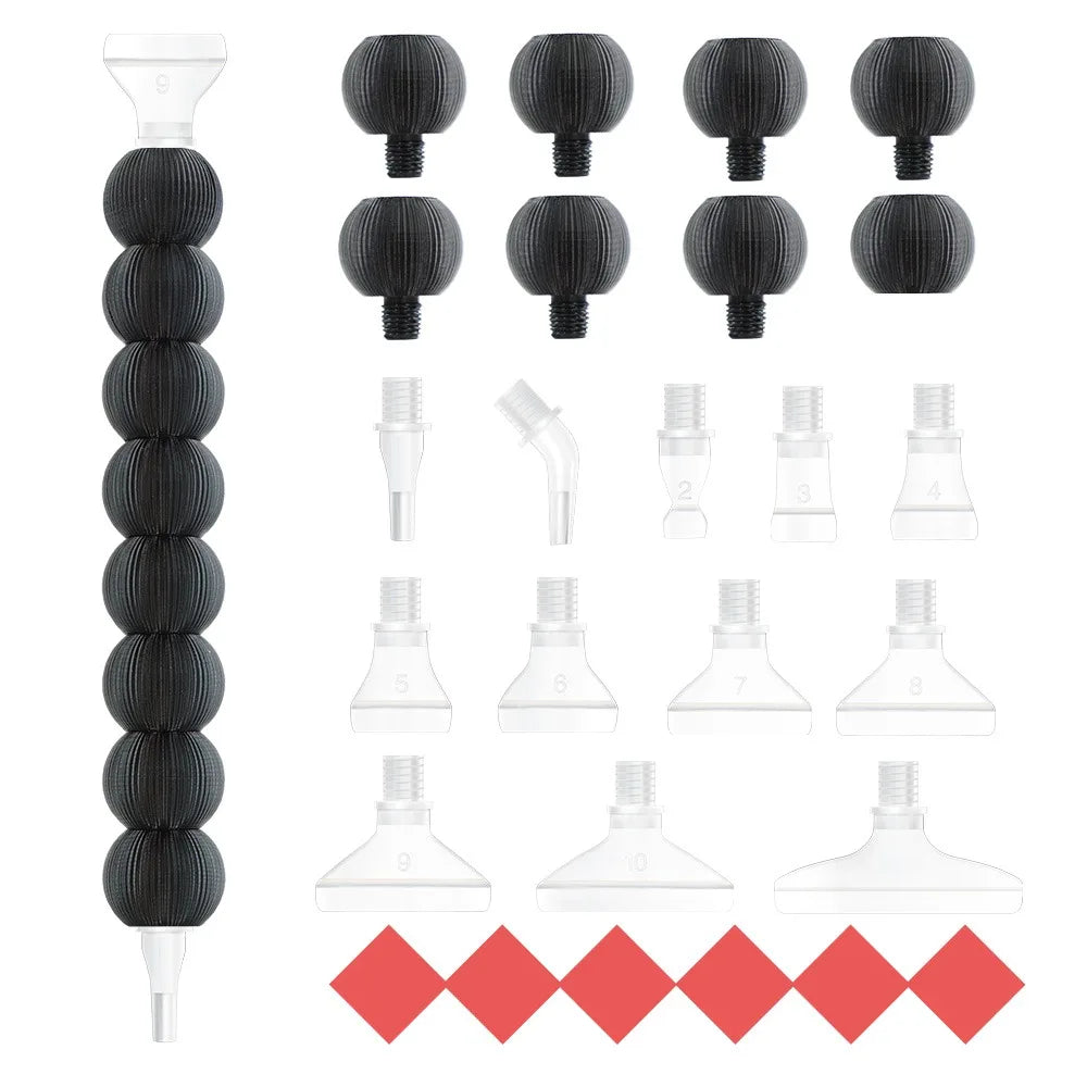 5D Diamond Painting Pen Kit – 12 Pen Tips & Clay Included