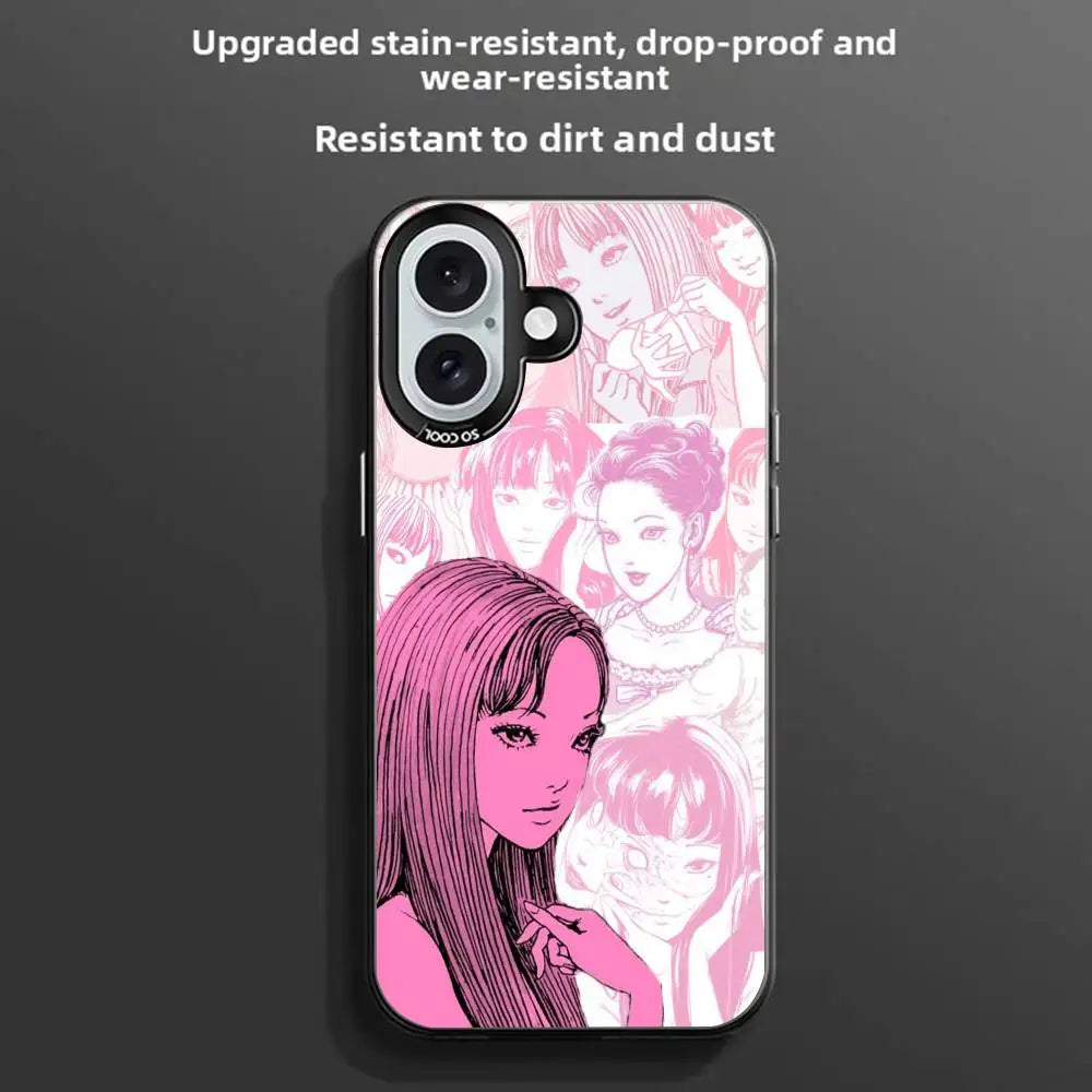Junji Ito Tomie iPhone Case | Anime Horror Art 11–16 Pro Max Anime Phone Case Axl