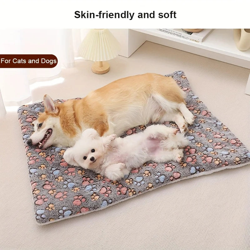KEMORELA Pet Mat – Thick Cushioned Dog & Cat Bed, Non-Slip Pet Sleeping Mat Axl