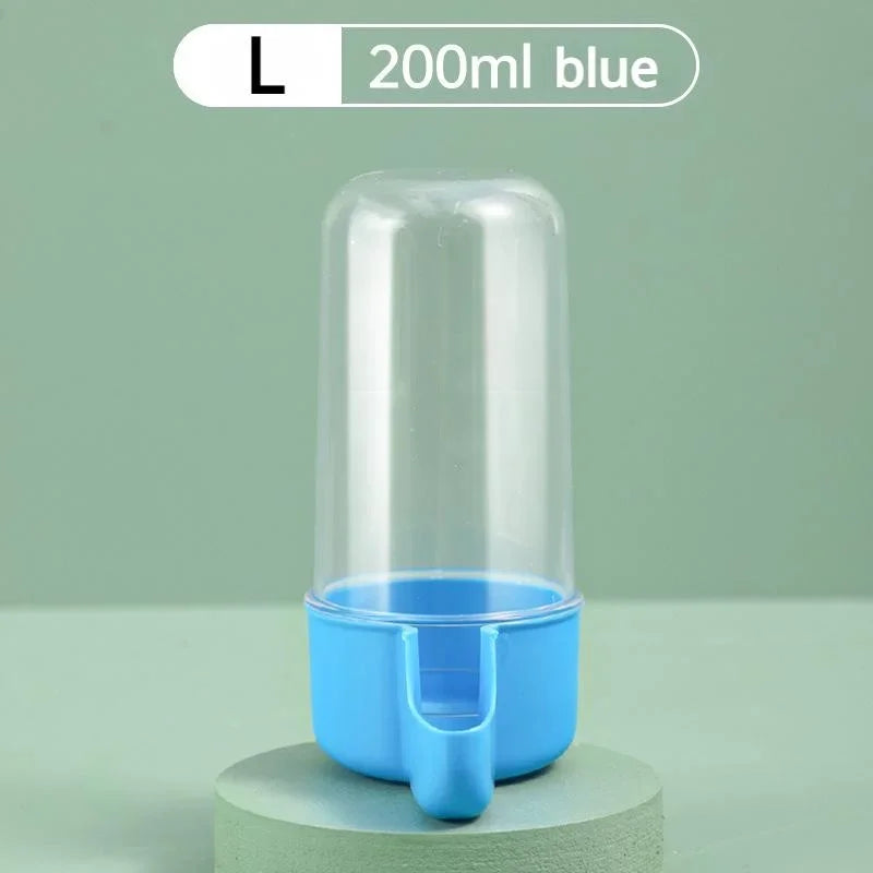Hanging Bird Water Dispenser & Feeder | Parrot Cage Accessory Bird Cage Feeder Axl Blue-L
