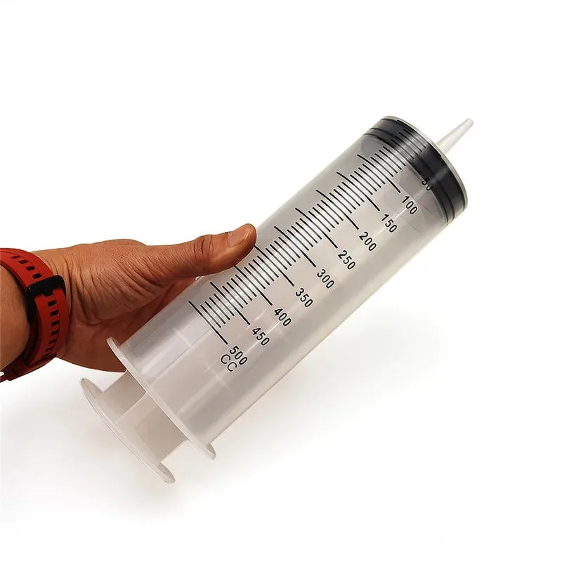 Large Reusable Syringe Pump 350ml/500ml – Oil, Fluid & Feeding Syringe Pump Axl