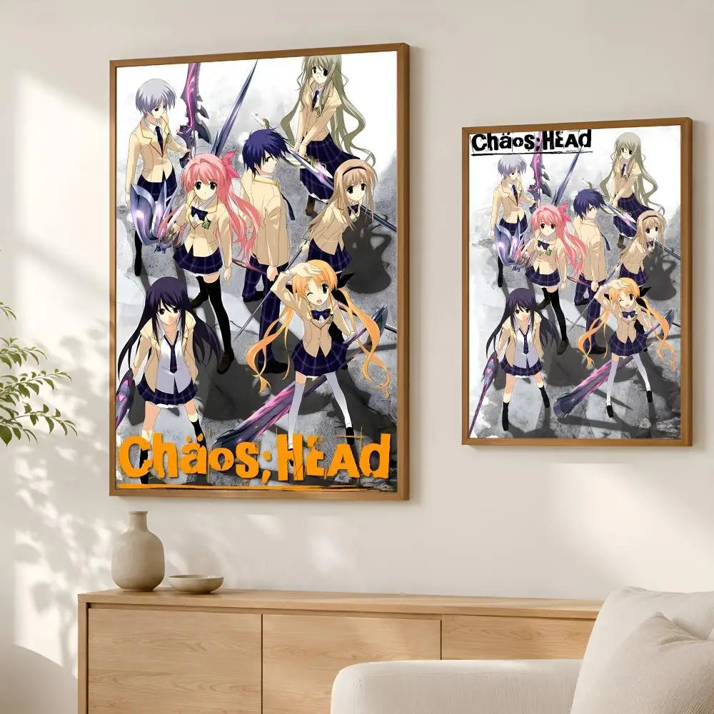 Chaos;Head Anime Self-Stick HD Wall Poster – Waterproof Anime Wall Poster Axl