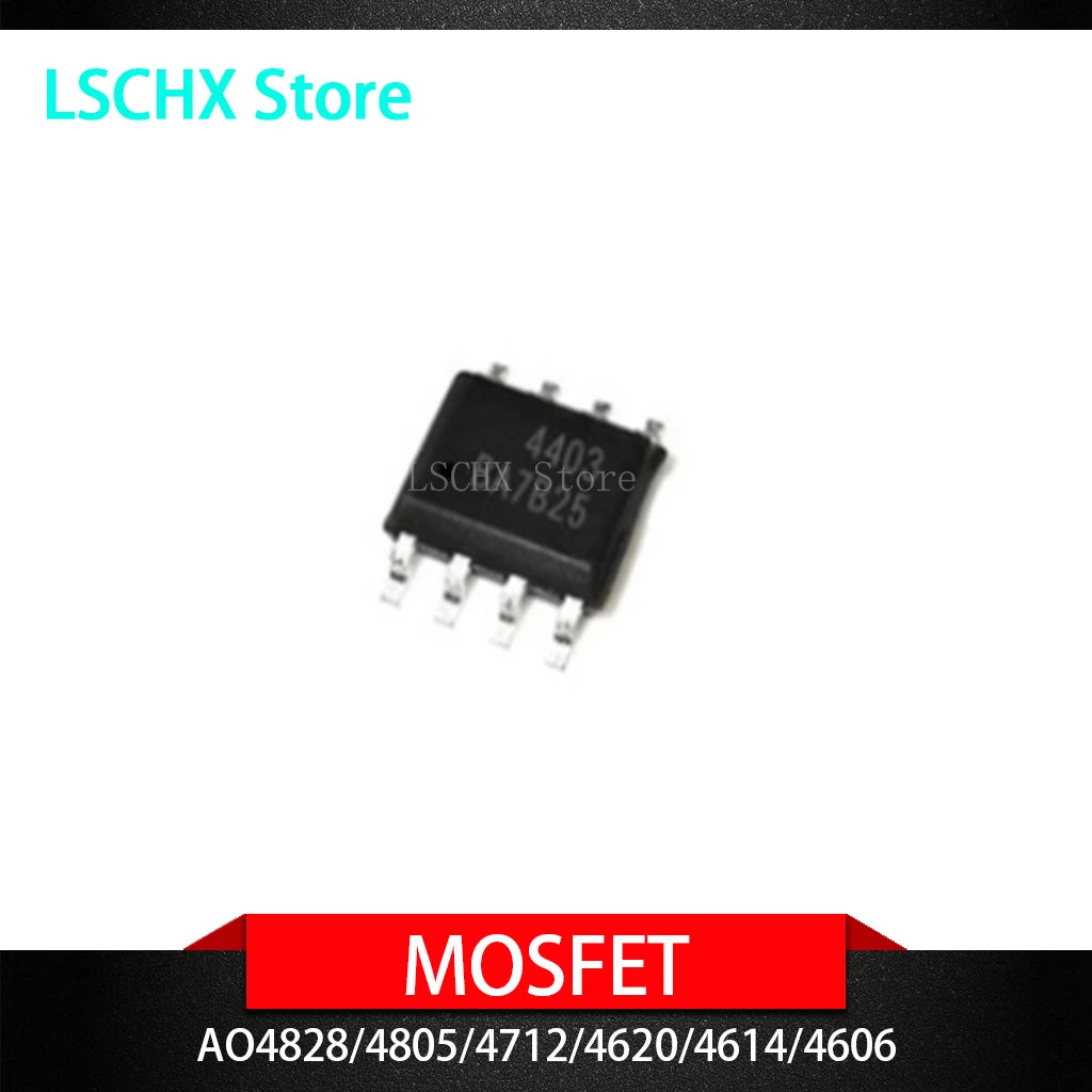 10PCS AO Series SOP MOSFET Transistors – AO4606 AO4614 & More MOSFET Transistors Axl
