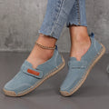 Women's Slip-On Loafers – Casual Leather Moccasin Walking Shoes Women's Slip-On Loafers Axl Blue 43