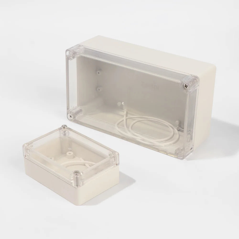 IP65 Waterproof ABS Junction Box – Transparent Cover Enclosure Electrical Enclosure Box Axl