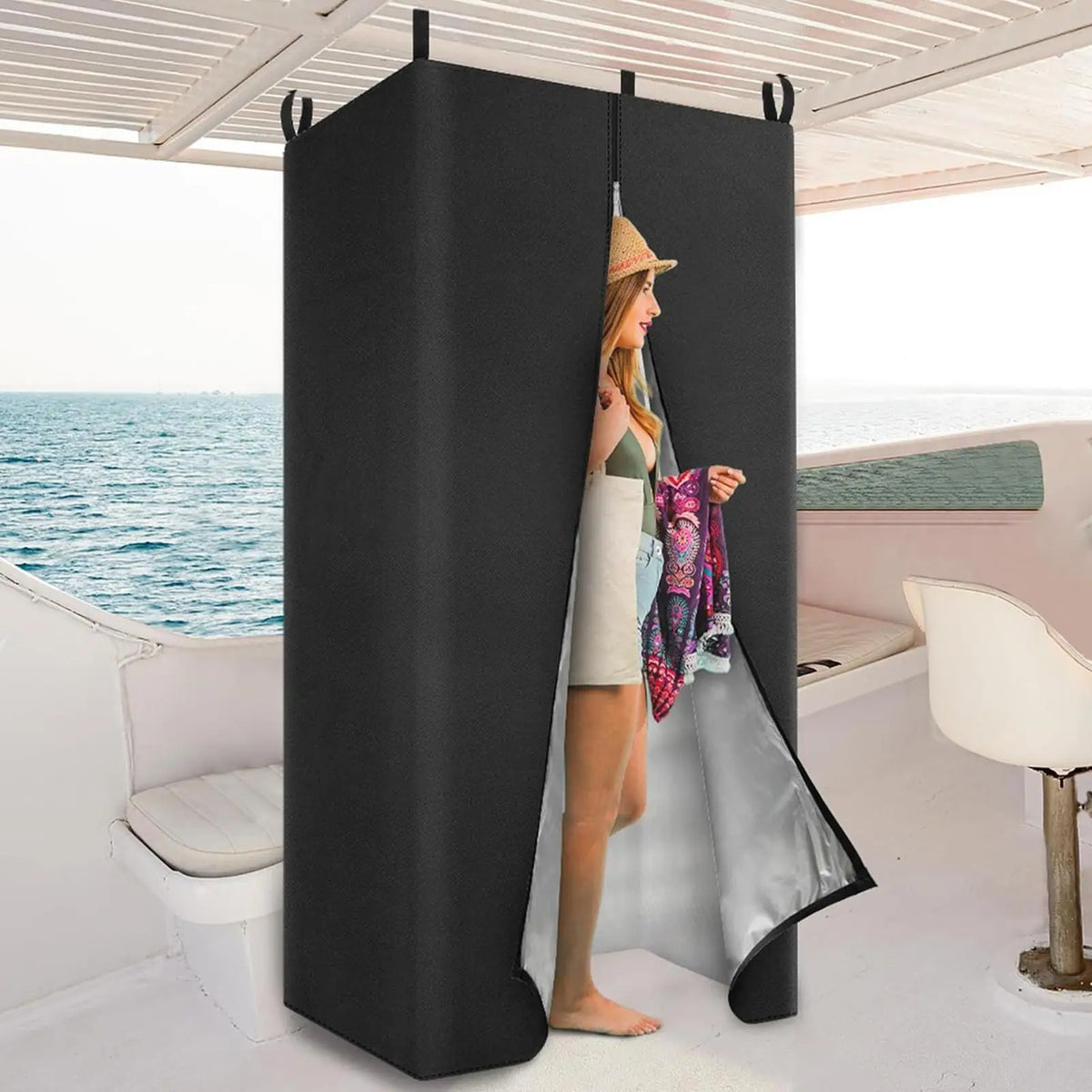 Portable Pop-Up Changing Room Tent for Camping & RV Travel Pop-Up Privacy Tent Axl