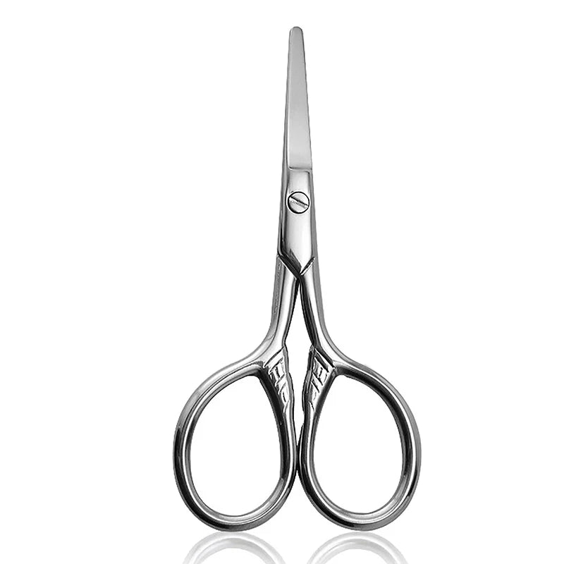 Stainless Steel Grooming Scissors – Eyebrow, Nail & Beard Grooming Scissors Axl round head