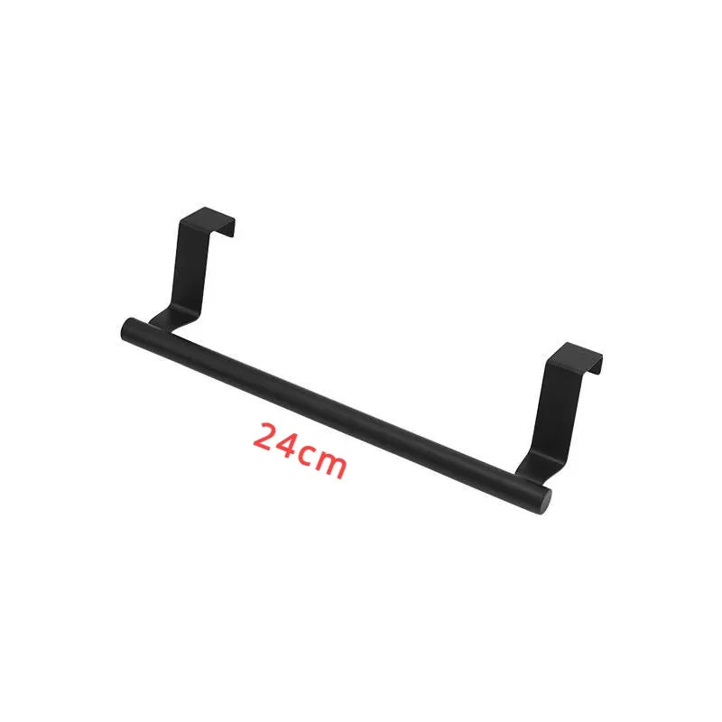 Over Cabinet Door Towel Rack – Punch-Free Stainless Steel Bar Cabinet Door Towel Rack Axl 1Pcs S-3687
