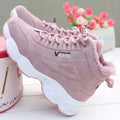 Women's Winter Velvet-Lined Sneakers – Warm Non-Slip Shoes Winter Sneakers Axl Pink 35