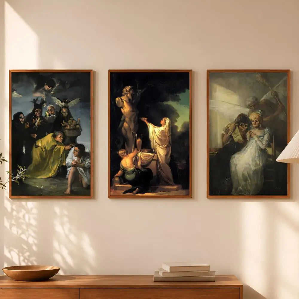 Francisco de Goya Wall Art Poster – Self-Stick HD Waterproof Wall Art Poster Axl