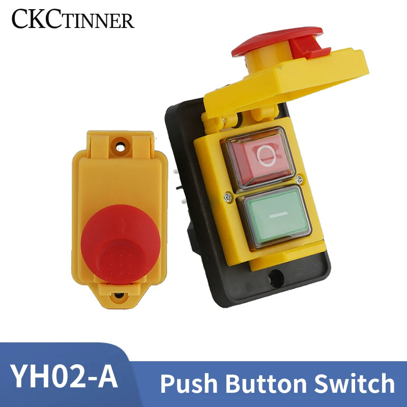YH02A IP55 Electromagnetic Push Button Safety Switch – KLD28A KJD17A Push Button Switch Axl