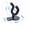 Wall Mount Guitar Hanger Hook – Ukulele, Violin & Bass Fit Guitar Wall Hanger Axl B
