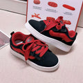 Women's Black Platform Sneakers – Vintage Casual Vulcanize Flats Platform Sneakers Axl Red 40
